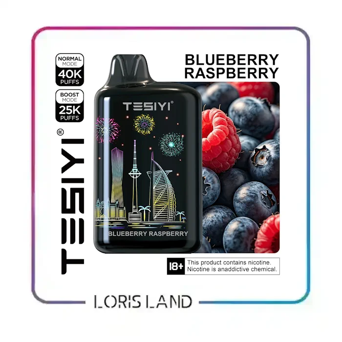 پاد یکبار مصرف بلوبری رزبری تی سی 40 هزار پاف